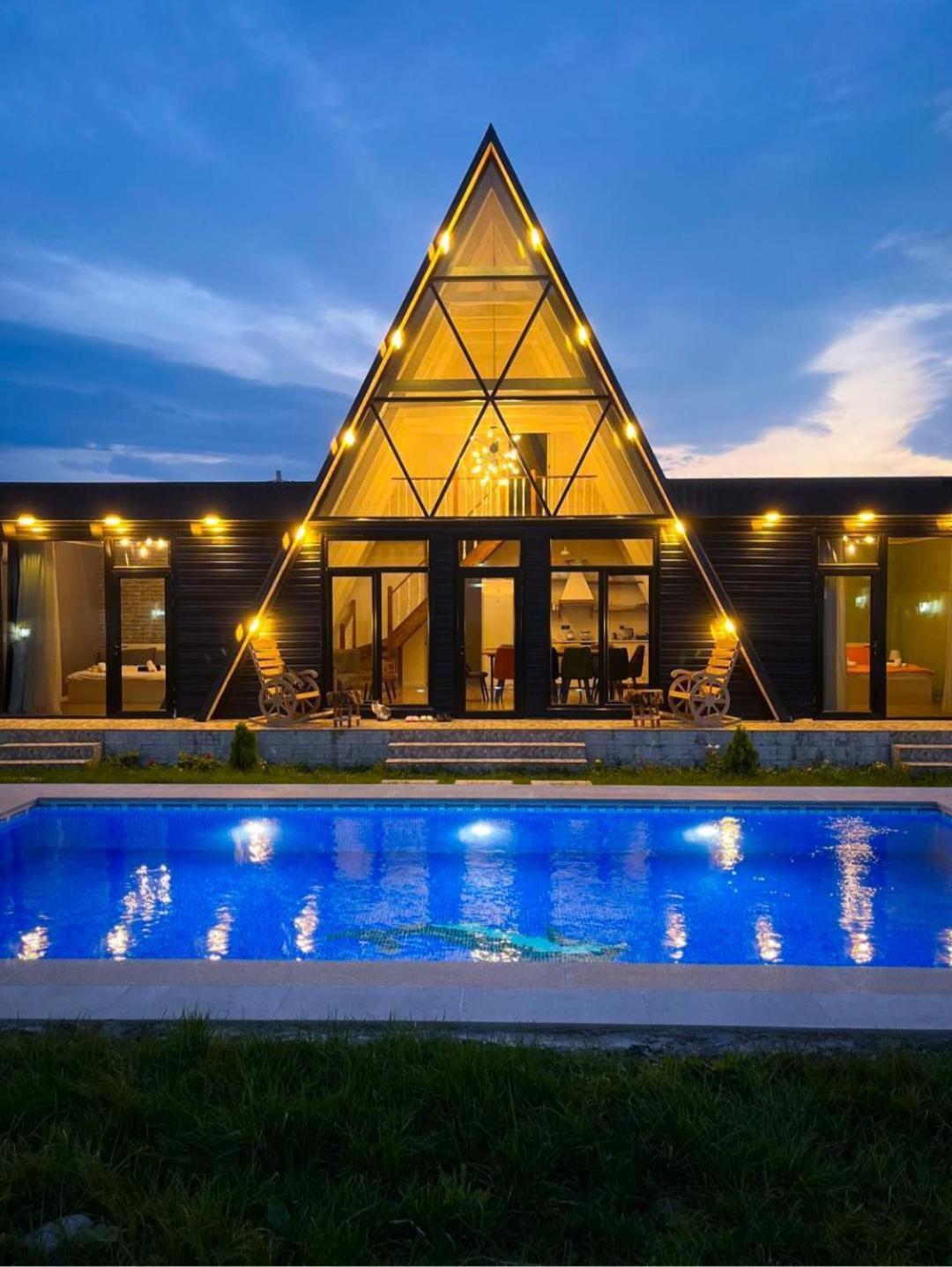 Qafqaz Mountside Chalet Gabala Buitenkant foto