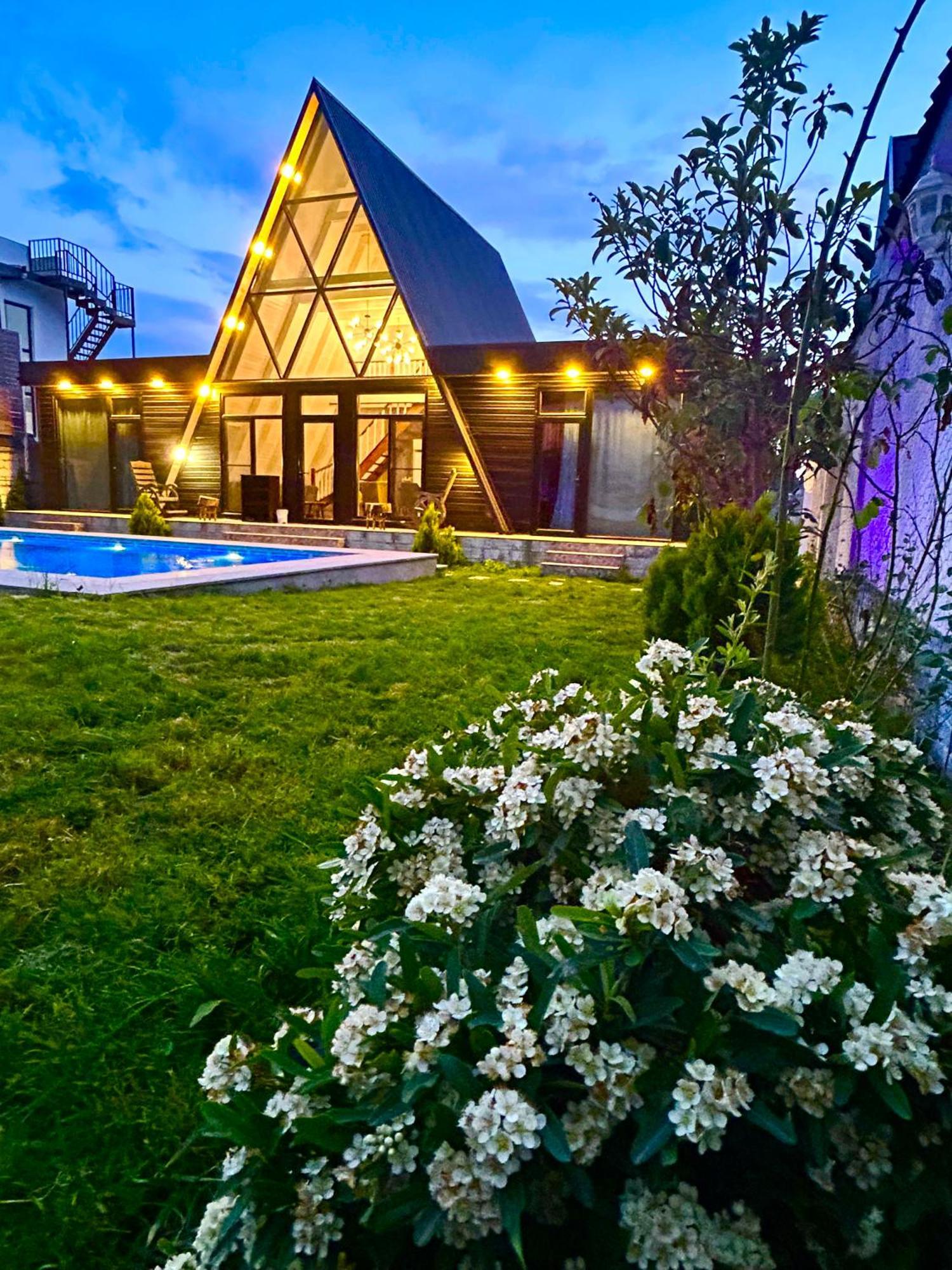 Qafqaz Mountside Chalet Gabala Buitenkant foto
